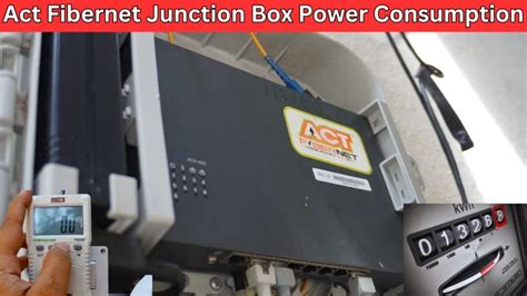 internet junction box power consumption|act junction box power consumption.